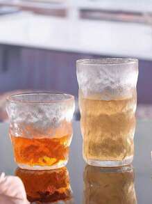 2025 Neuankömmling Glacier Muster Whisky kreative Weingläser Biergläser Wassergläser Teegläser Social-Media-Hit Frühstücksbecher