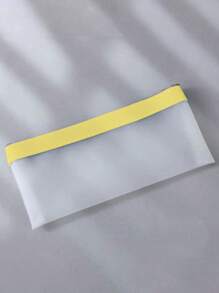 Individuelle, lässige TPU-Reißverschlusstasche mit Buchstabenmotiv, mehrfarbige Bankeinlagen-Geldbörse, 7,82 x 3,94 Zoll großer transparenter Bargeld-Organizer-Umschlag, Urlaubs- und Alltagsgeschenk für Tochter/Ehefrau/Oma/Klassenkameradin/Freundin/Großtante