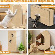 1pc Pet Cat Scratching Post With Protective Mat
