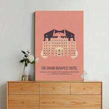 1 件《布达佩斯大酒店》电影复古海报复古房间酒吧咖啡厅装饰艺术墙礼物可选相框 - 彩色 - 查看 78