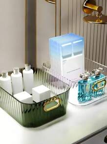 Cosmetics Boxes Desktop Storage Drawer Stackable Storage Boxes With Handle Makeup Organizers Basket Poatable Sundries Mother's Day,Gift For Mom,Gift For Mother