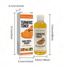 100ml Ginger & Turmeric Brightening Facial Toner, Deep Hydration & Firming, Moisturizing Facial Skin