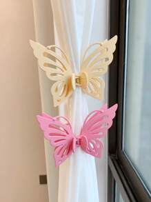 1pc Bow Curtain Clip, Decorative Bedroom Soft Furnishing, Hair Clip, Curtain Holdback Room Decor Home Decor Living Room Decor Curtains