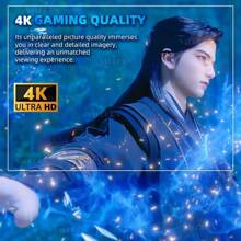 Android 11 Gaming Projector Home Theater Wireless Gaming Controller Dual WIFI 1280*720P For MirrorCast/Youtu/+