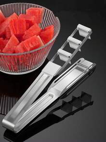 Stainless Steel Watermelon Square Slicer, Melon And Fruit Cube Cutting Tool, Salad Knife, Vegetable & Fruit Cubic Cutter, Suitable For Parties, Camping, Kitchen