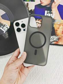 Phone Holder 1pc Koolife Ultrathin Pure PC Anti-Sweat Anti-Discoloration Magnetic Absorption Phone Case, Compatible With Apple IPhone 16/16pro/16plus/16promax/Iphone11/12/13/13pro/14plus/15promax