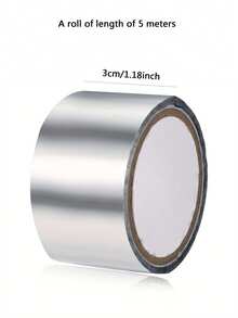 1/2卷防水胶带、自粘防水铝箔胶带、台面防霉胶带、隔热铝箔胶带、厨房和浴室配件墙面装饰房间装饰贴纸个性化贴纸 - 鋁箔防水膠帶 - 查看 13