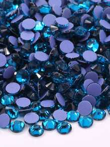 SS6 2mm Multi Color Glass Hotfix Rhinestones 1440pcs Round Shape Crystal Strass Flat Back Hotfix Rhinestone For Clothes Garment Decoration