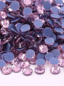 SS6 2mm Multi Color Glass Hotfix Rhinestones 1440pcs Round Shape Crystal Strass Flat Back Hotfix Rhinestone For Clothes Garment Decoration