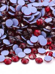 SS6 2mm Multi Color Glass Hotfix Rhinestones 1440pcs Round Shape Crystal Strass Flat Back Hotfix Rhinestone For Clothes Garment Decoration