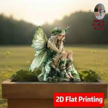1pc 10cm/3.94in Boho Style Garden Decoration Ground Stake, Cute Little - Garden Lawn Insertion Ground Decor, Garden, Yard, Farm, Outdoor Decor, Housewarming Gift, Home Decor, Bonsai Decor (2D Flat)