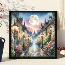 قطعة واحدة عدة تلوين ألماسية 5D، تشمل ألماس جميل وأدوات، بدون إطار، متوفرة بأحجام مختلفة - مناسبة لديكور الحائط المنزلي، هدية عيد مثالية