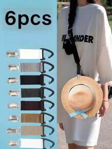 Essential Hat Clip For Travel - Easy To Hang On The Bag, Firmly Fix The Hat, Ultra-Light And Portable, Can Be Attached To Handbags, Backpacks, Belts, Suitcases, Suitable For Sun Hats And Towels, Essential Accessories For Summer Travel