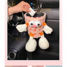 1 Stück - Reise Auto Taschentuchbox, kreativ, süßes kleines Monster Auto Hängetasche, Auto Taschentuch Tasche, Auto Hängetaschentuch Regal Aufbewahrungsbox, Auto Taschentuchbox Organizer, Aufbewahrung, Reise Sommer