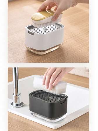 1pc Kitchen Soap Dispenser Pump Bottle Dish Soap Liquid Dispenser For Kitchen Countertop