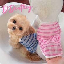 1pc Pet Breathable Vest, Letter Print Mesh Pet Harness For Dog/Cat, Comfortable & Cool, Suitable For Poodles, Yorkies, Schnauzers, Maine Coons, Ragdolls And Other Medium/Small Pets
