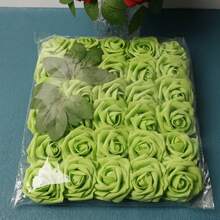 30 Stücke/Pack bunte Rosen aus PE, Heim-/Hochzeitsdekoration, künstliche Rosen für Hochzeitsdekoration