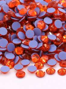 SS6 2mm Multi Color Glass Hotfix Rhinestones 1440pcs Round Shape Crystal Strass Flat Back Hotfix Rhinestone For Clothes Garment Decoration