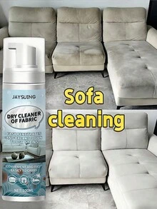 家用清洁剂泡沫洗涤剂，多用途去污剂，适用于衣物、地毯、沙发，无需冲洗。