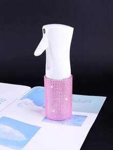 1pc 200ml Rhinestone Studded Sprayer Bottle, High Pressure Fine Mist Dispenser, Refillable Empty Bottle For Toner, Alcohol - Multicolor - View 10