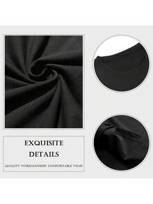 Plus-Size Summer Women'S Clothing Reading Shirts For Wo Book Worm Shirt Reading Teacher Shirt Funny Book Graphic Tee Tops Book Lover Gift-100% Cotton T-Shirt - 黑色 - 查看 3