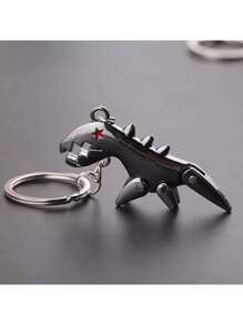 Ins Style Alloy Small Dinosaur Keychain, Necklace, Versatile Hip Hop Design For Sweater, Phone, Bag, Keys, Earphones, CCD Camera Decoration, Gift For Fans, Family, Friends, Lovers