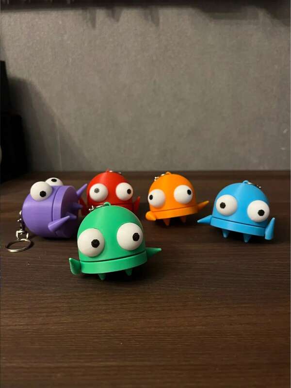 REPO Robot Figure Keychain, Cute Posable Desk Decor, Creative Personalized Ornament
