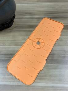 1pc Thick Silicone Faucet Drain Mat, Casual Home Decor - Multicolor - View 11