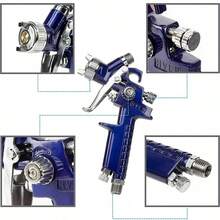 HVLP Mini Gravity Feed Air Spray Paint Gun 1.0 Mm Nozzle Auto Car Paint Sprayer - Blue - View 6
