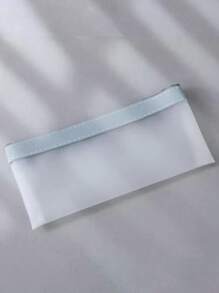 Individuelle, lässige TPU-Reißverschlusstasche mit Buchstabenmotiv, mehrfarbige Bankeinlagen-Geldbörse, 7,82 x 3,94 Zoll großer transparenter Bargeld-Organizer-Umschlag, Urlaubs- und Alltagsgeschenk für Tochter/Ehefrau/Oma/Klassenkameradin/Freundin/Großtante