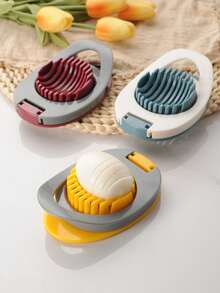 1pc Random Color Egg Slicer - Multicolor - View 1