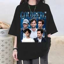 Joe Goldberg T-Shirt Joe Goldberg Shirt Joe Goldberg Tees Joe Goldberg Homage Casual T-Shirt College Shirt Adult T-Shirt - 黑色 - 查看 1