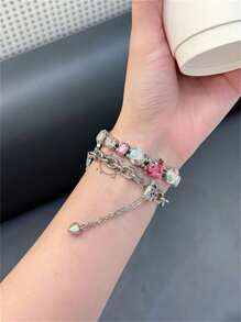 Nuevo brazalete con tira de cristal rhinestone compatible con correas de 38/40/41/42/44/45/46/49mm para Ultra/Se10/9/8/7/6/5/4/3/2/1