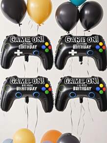 2/4 piezas Globos de fiesta, globos de juegos, globos de aluminio aptos para fiestas de cumpleaños y decoraciones de fiesta, globos de fiesta de cumpleaños