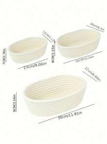 Boat-Shaped Basket, Storage Box, Desktop Clutter Storage Basket, Storage Basket, Oval Hand-Woven Basket