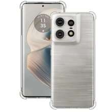 FUNDA ACRIGEL TRANSPARENTE PARA CELULAR MOTO DE NOVEDAD LIGERA DELGADA DISEñO DELGADO FLEXIBLE Y LIGERO - transparente - Ver 2