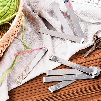 10-Pack Stainless Steel Sewing Clips – Essential Craft Tools For Pinning, Marking & Hemming