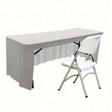 1/2 Packs Stretch Tablecloth Skirt, Polyester Spandex Machine Made For General Fit Occasions - Multicolor - View 14
