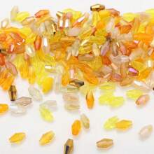 200 pièces de perles de cristal en verre de 3x6 mm de couleur AB revêtues pour la fabrication de bijoux DIY