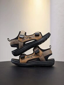 Comfortable & Lightweight Casual Sports Sandals For Teens & - Brown - View 4