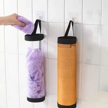 1 pièce Distributeur mural de sacs en plastique organisateur pour la maison, la cuisine, les fêtes d'été à la plage, la nourriture, le camping, l'organisation, la décoration de chambre, les accessoires de cuisine