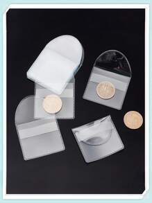1/5/10/20 Stück einfache Plastik Weich PVC Münzhalter, klare Display Schutzhüllen, Schmuckbeutel für Münzsammlung, Schmuckverpackung