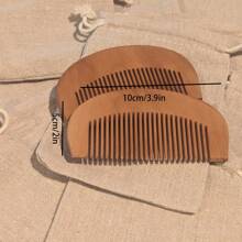 1pc Elegant Wooden Hair Comb, Personalized Name,Perfect Gift & Fashion Accessory,Custom Labor Comb ,Birth Comb