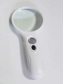 1 件轻型手持式玻璃，用于带光阅读输入的玻璃，照明放大镜，显微镜放大镜，协助老年人阅读放大镜，珠宝修理工具，手持式照明，夜光放大镜，放大镜，镜片，便携式放大镜