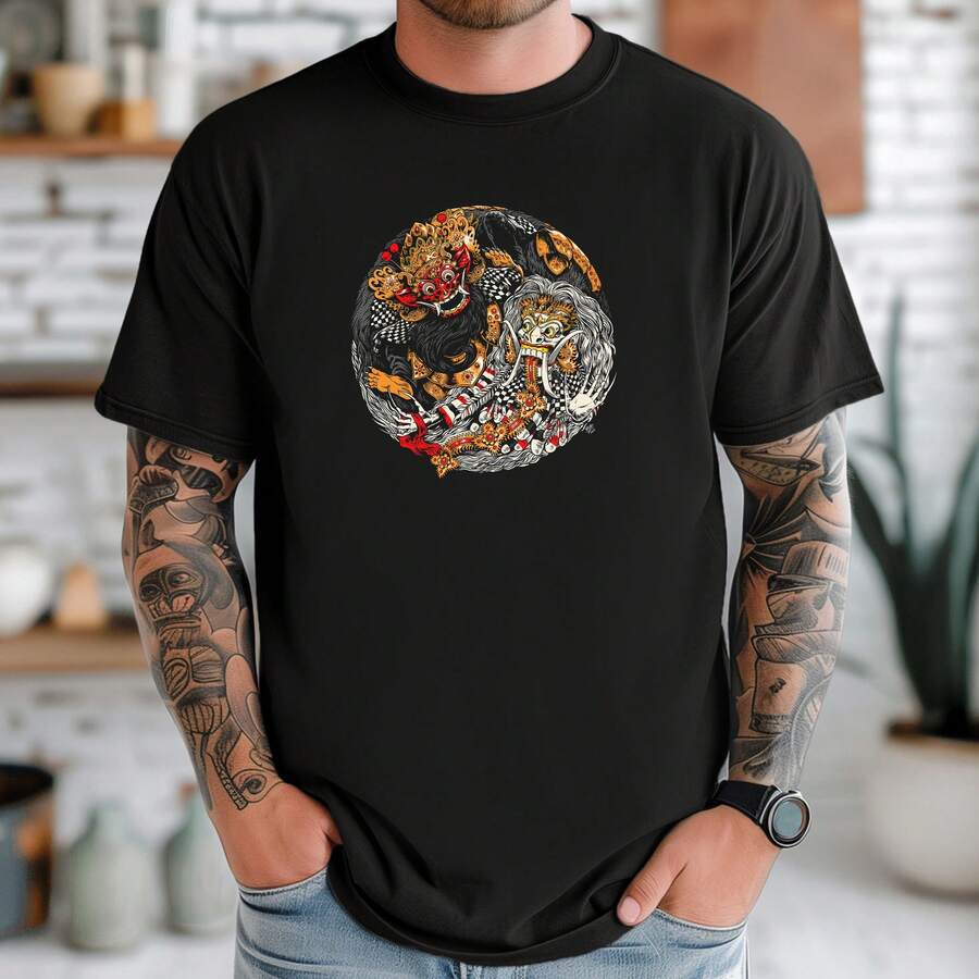 PLAYERA UNISEX GAMER GYM MODA CASUAL URBAN CALACAS CHIDAS ANIME CORRIDOS TUMBADOS CUTE CAPIBARA OSO BEAR MC852 - Negro - Ver 1