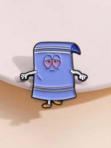 1 件/2 件鸡蛋壳/蓝色纸娃娃休闲锌合金胸针，适合所有季节学校 Kpop 包背包教师用品包饰可爱办公配件衬衫夹克珠宝圣诞节万圣节别针、秋冬配饰，适合青少年、青年、男士、休闲、户外、运动、度假、毕业礼物、生日、日常穿着衣服别针有趣的教师礼物 - 小雞蛋殼 - 查看 4