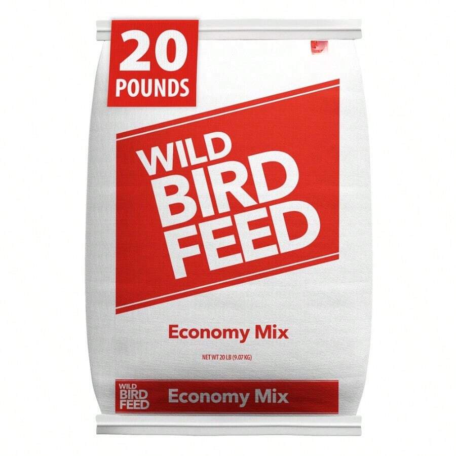 Mezcla económica de semillas para alimentar aves silvestres, 20 libras en bolsa seca - 20 libras + 1 - Ver 1