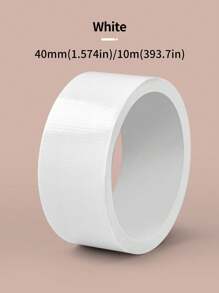 1 Roll Super Sticky Duct Tape, White Silver Cloth-Based Tape, Multi-Purpose, No Residue, Can Be Torn By Hand, Suitable For Duct Repair, Window Gap Sealing, Exhibition Carpet Fixing, Daily Home Use