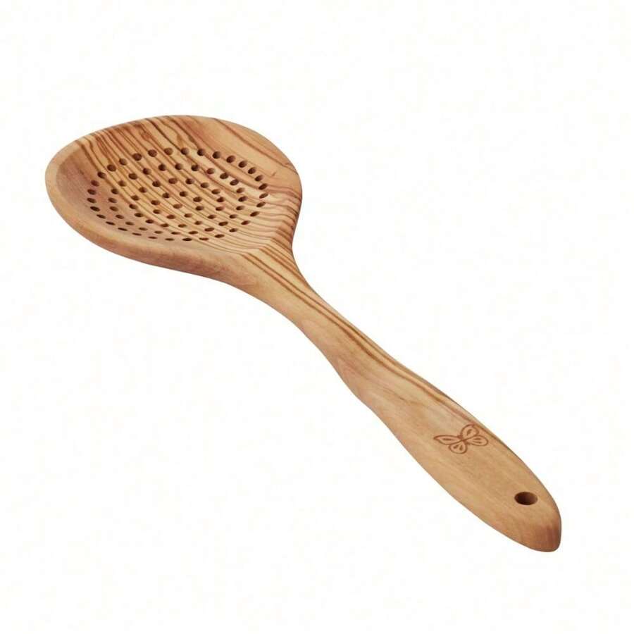The Pioneer Woman Rustic Olive Wood Slotted Spoon - 1 - View 1