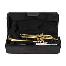 New Bb Trumpet Standard Trumpet Set For Student Beginner With Hard Case Golden